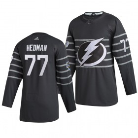 Tampa Bay Lightning Victor Hedman 77 Grau Adidas 2020 NHL All-Star Trikot Authentic - Herren